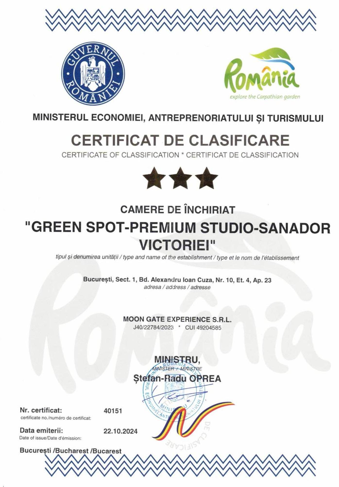 Green Spot - Premium Studio - Sanador Victoriei Bucarest Exterior foto